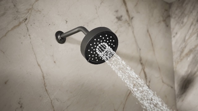 Kohler 22170-BL Purist® Three-function showerhead, 2.5 gpm, Matte